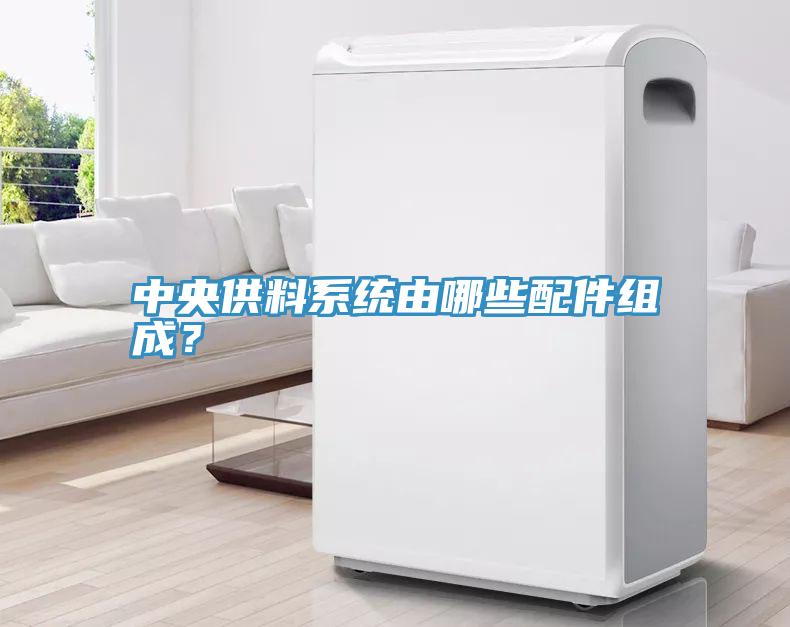 中央供料係統由哪些配件組成？