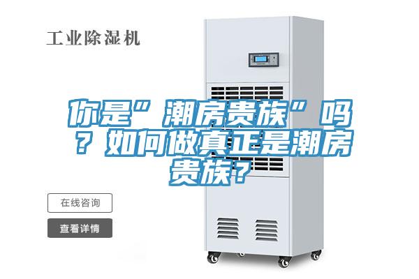 你是”潮房貴族”嗎？如何做真正是潮房貴族？