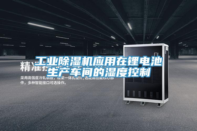 工業草莓小视频黄色應用在鋰電池生產車間的濕度控製