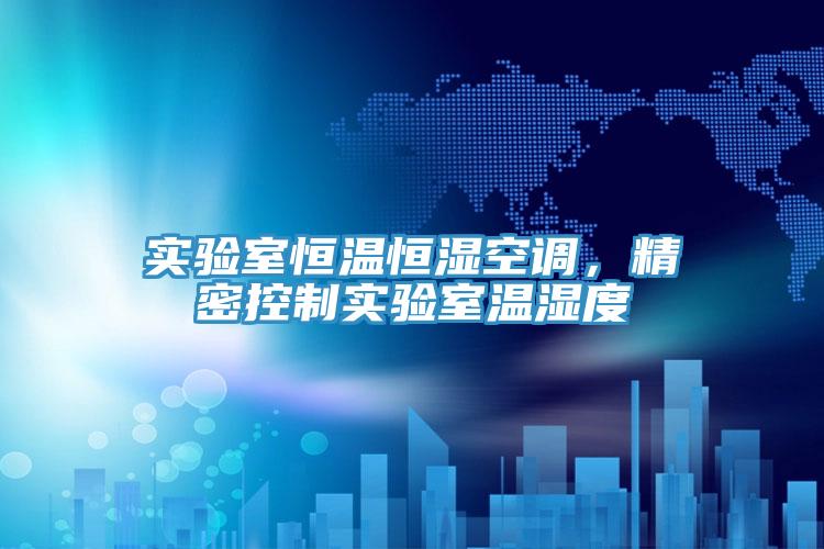 實驗室恒溫恒濕空調，精密控製實驗室溫濕度