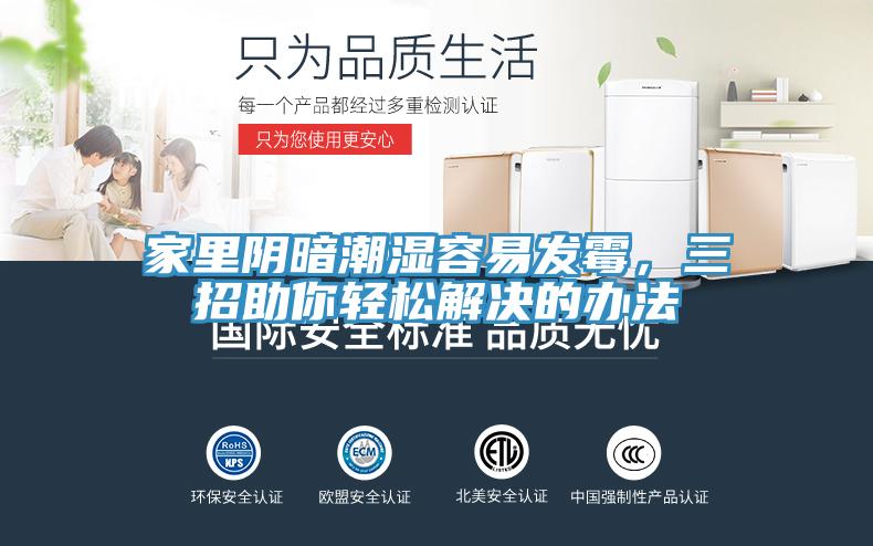 家裏陰暗潮濕容易發黴，三招助你輕鬆解決的辦法