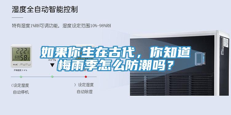 如果你生在古代，你知道梅雨季怎麽防潮嗎？