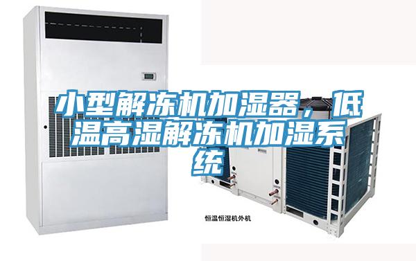 小型解凍機加濕器，低溫高濕解凍機加濕係統