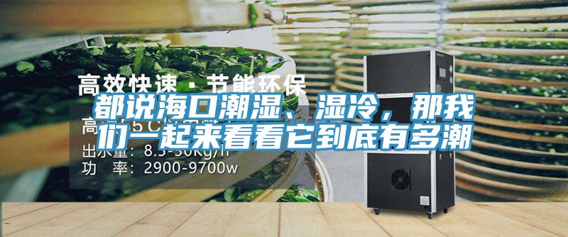 都說海口潮濕、濕冷，那草莓视频APP在线一起來看看它到底有多潮