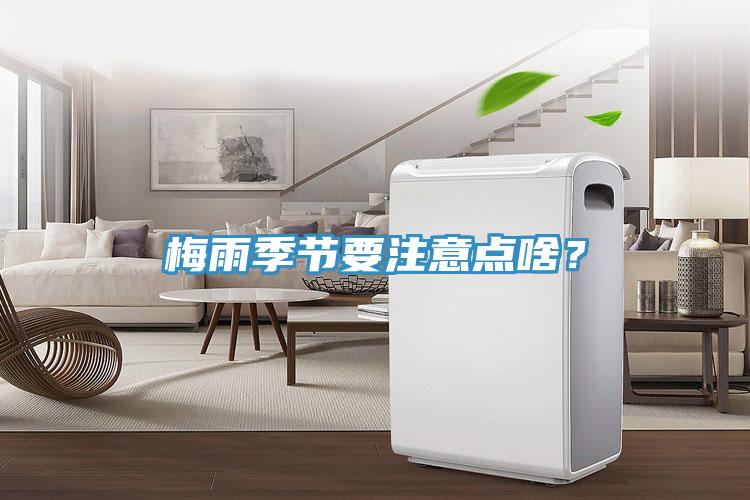 梅雨季節要注意點啥？
