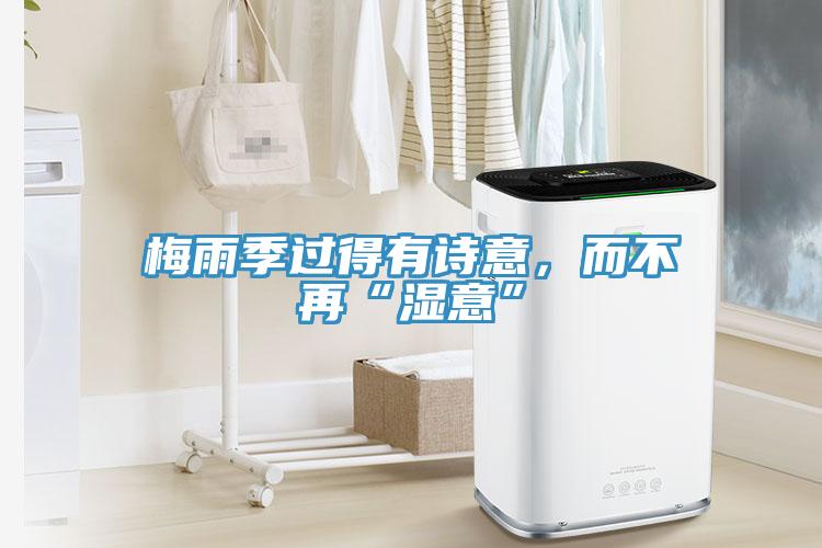 梅雨季過得有詩意，而不再“濕意”