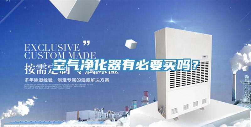 空氣淨化器有必要買嗎？