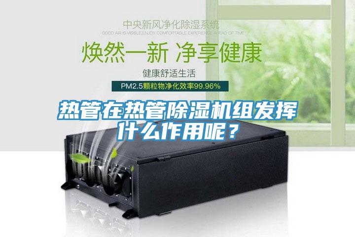 熱管在熱管草莓小视频黄色組發揮什麽作用呢？