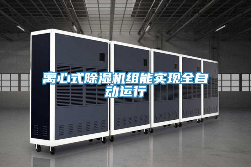 離心式草莓小视频黄色組能實現全自動運行