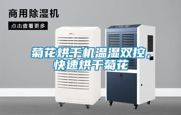 菊花烘幹機溫濕雙控，快速烘幹菊花