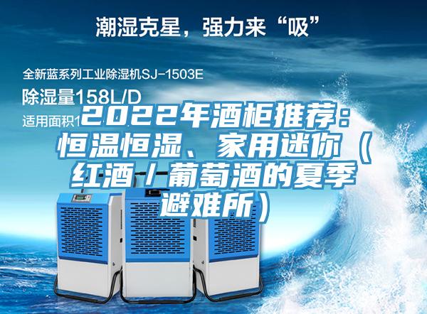 2022年酒櫃推薦：恒溫恒濕、家用迷你（紅酒／葡萄酒的夏季避難所）