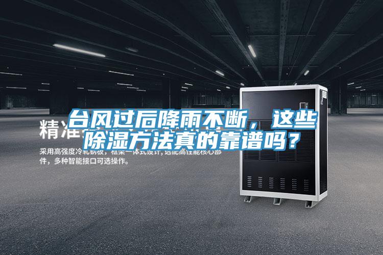 台風過後降雨不斷，這些除濕方法真的靠譜嗎？