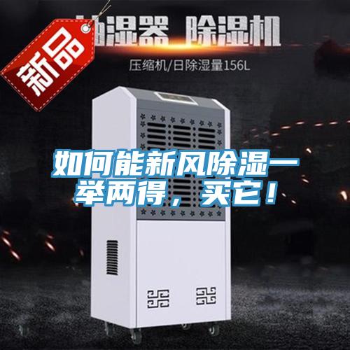 如何能新風除濕一舉兩得，買它！