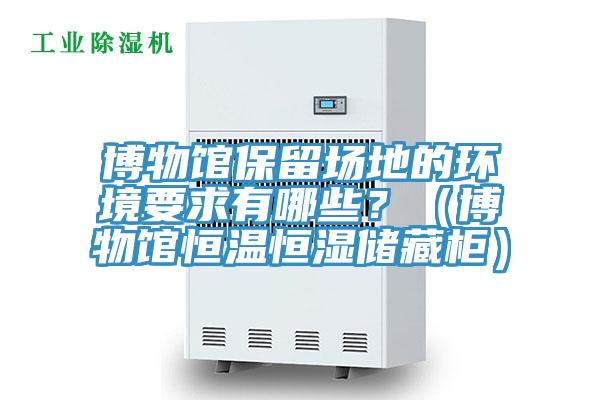 博物館保留場地的環境要求有哪些？（博物館恒溫恒濕儲藏櫃）
