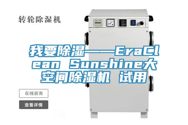 我要除濕——EraClean Sunshine大空間草莓小视频黄色 試用