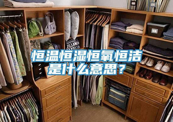 恒溫恒濕恒氧恒潔是什麽意思？