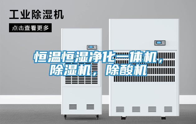 恒溫恒濕淨化一體機，草莓小视频黄色，除酸機