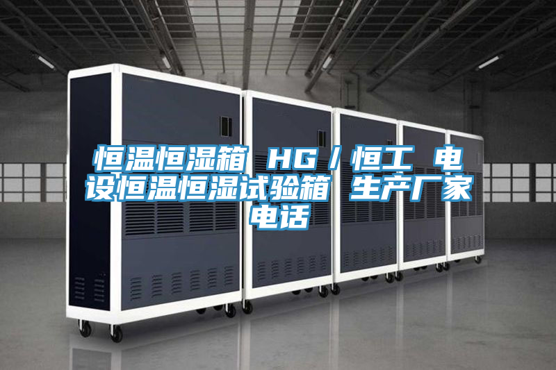 恒溫恒濕箱 HG/恒工 電設恒溫恒濕試驗箱 生產廠家電話