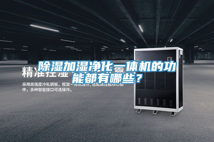 除濕加濕淨化一體機的功能都有哪些？
