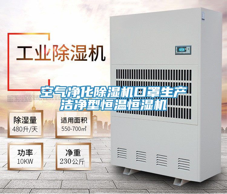 空氣淨化草莓小视频黄色口罩生產潔淨型恒溫恒濕機